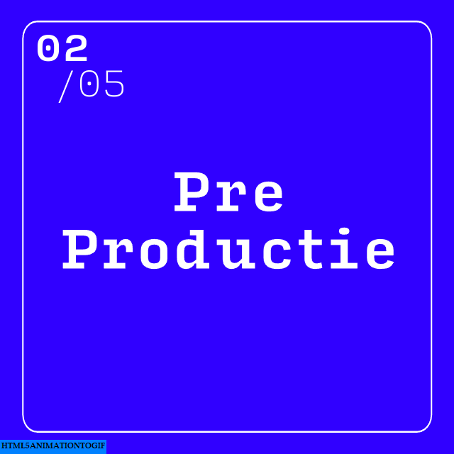 Pre-Production 1